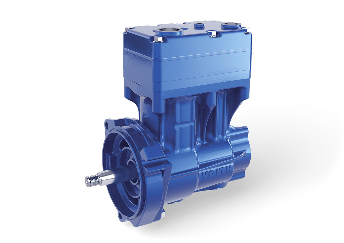 The LP 560 compressor with asymmetric design ensures energy saving of up to 25 percent.