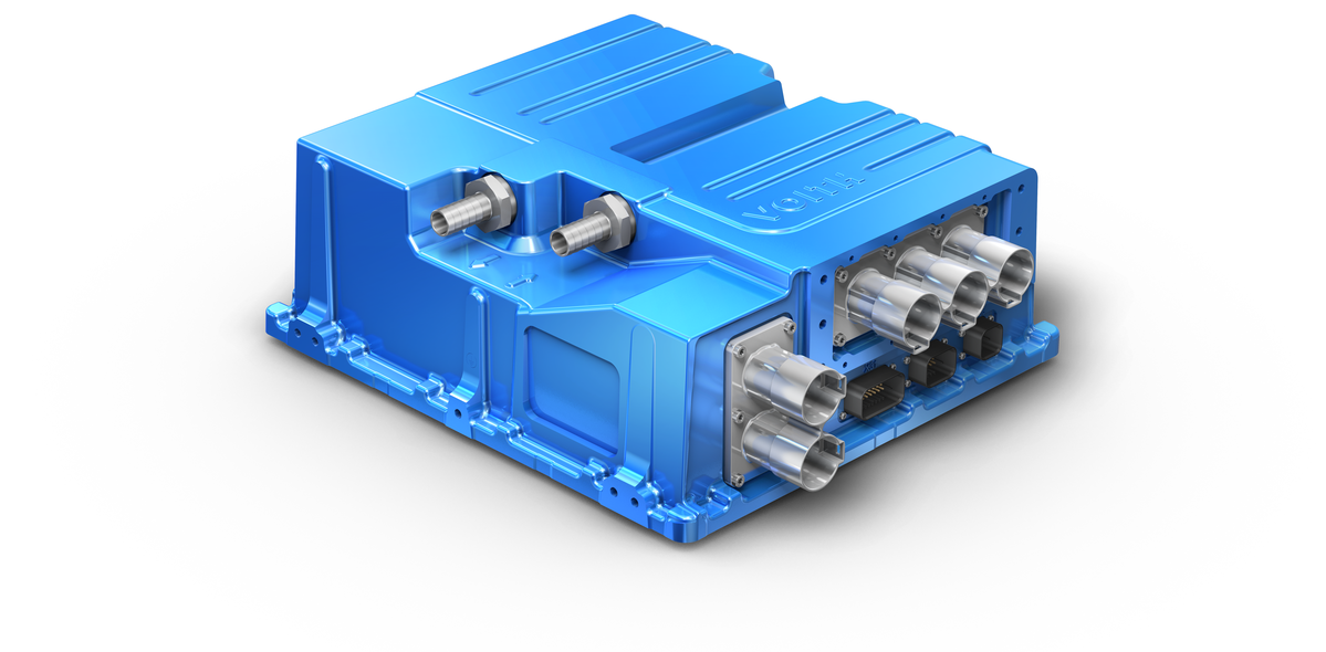 Die Future Inverter Platform (FIP) ist speziell für die besonderen Anforderungen im Bereich Nutzfahrzeuge konzipiert und wird in künftigen Generationen des VEDS integriert sein.