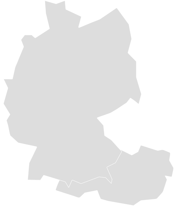 Germany, Austria map