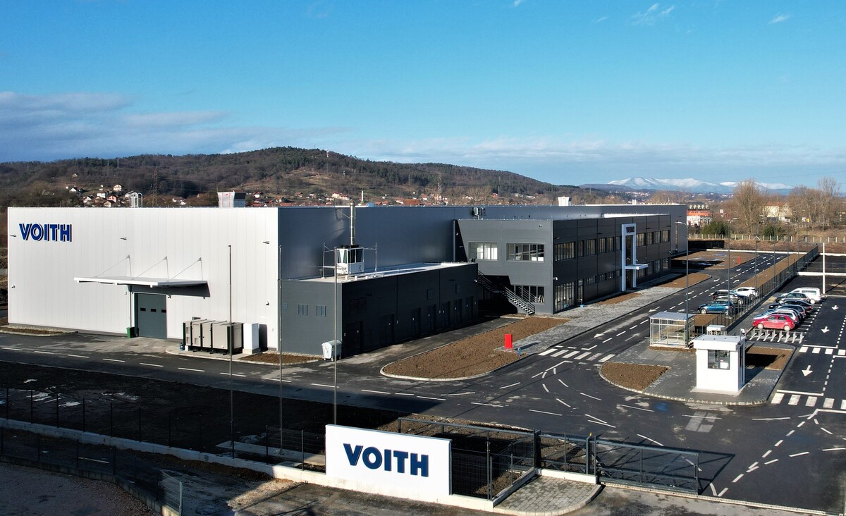 Der neue Voith Hydro Standort in Bosnien und Herzegowina – Bereit Generatorkomponenten an Kunden weltweit zu liefern.