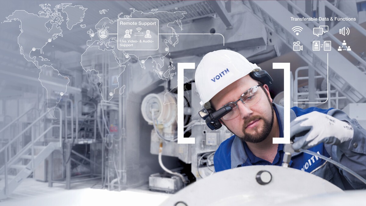 With the OnCall.Video digital tool for remote video support, Voith is offering its customers access to expertise and fast problem-solving at any time and from any location.