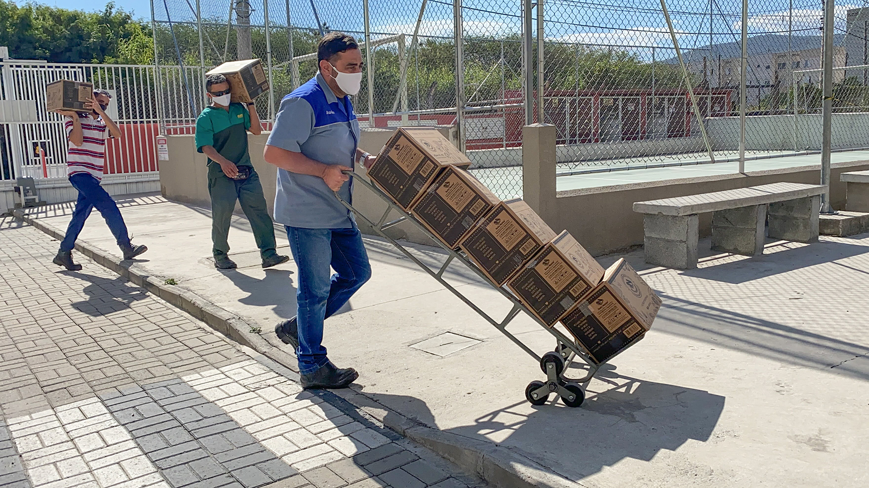 Teamwork: Among the places chosen to receive donations are the Children and Adolescents' Shelter Catarina Kentenich Educational Center, the Genesis Daycare and the Jaraguá CDHU, all located next to the Voith factory in São Paulo, Brazil.