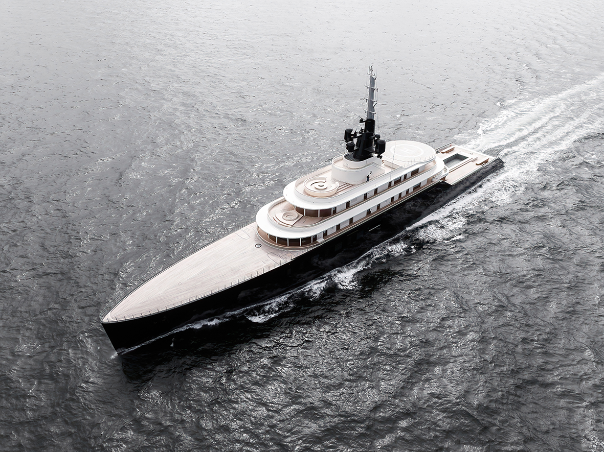Superyacht Liva° from the Abeking & Rasmussen shipyard with Voith Inline Thrusters (VIT) as the drive concept.