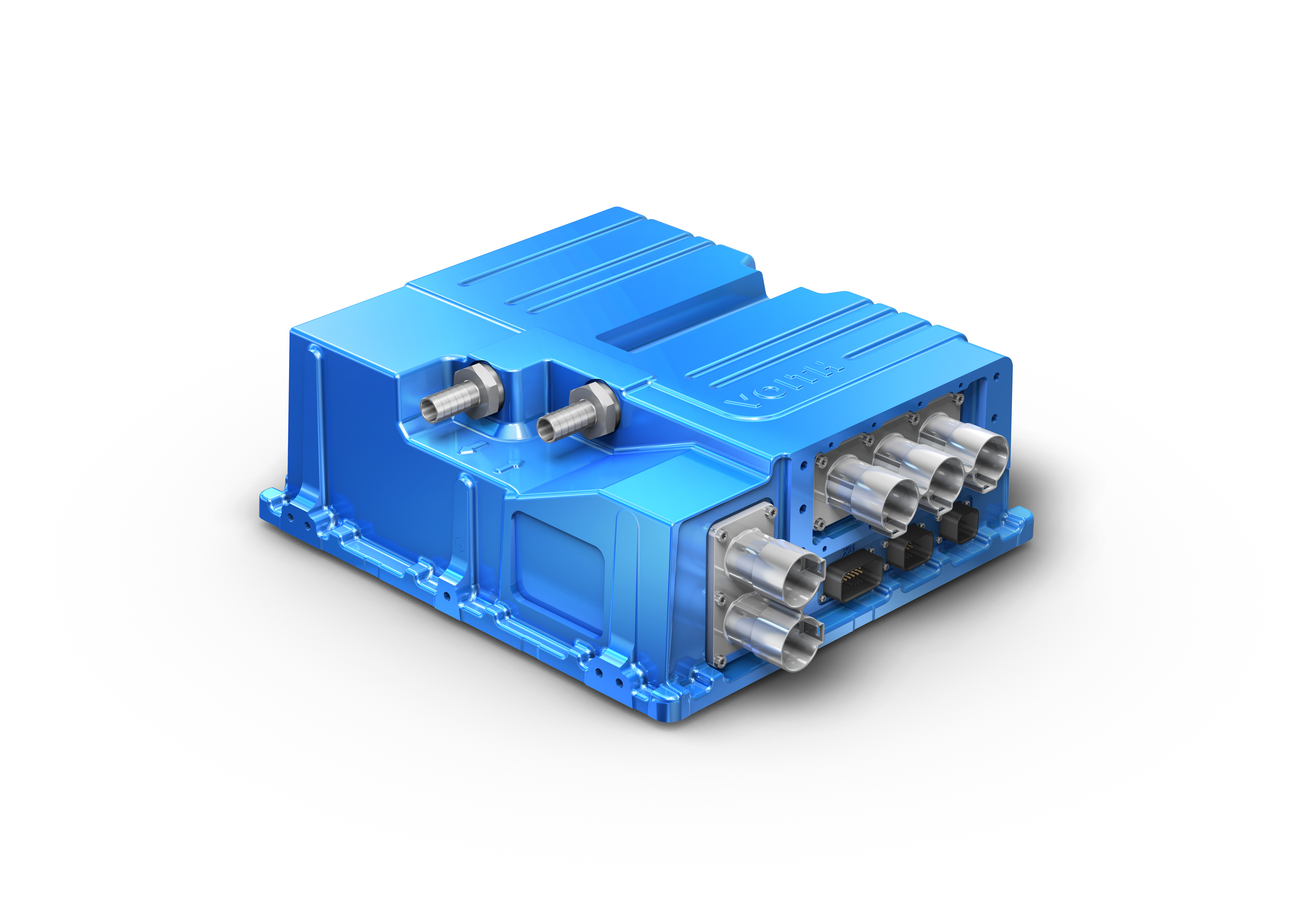 The compact and light Future Inverter Platform (FIP) has been specifically designed to meet the special requirements of the commercial vehicle segment and will be integrated into future generations of the VEDS. Fitted with cutting-edge microcontrollers, it meets the most stringent cyber security standards for the automotive industry.
