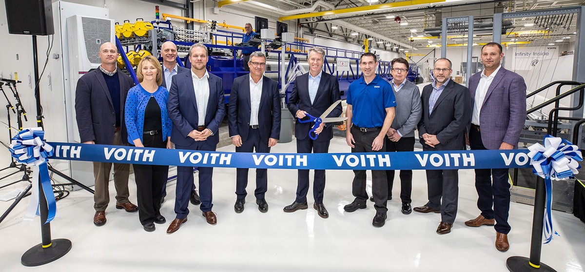 Voith inaugurates multi-million dollar Infinity loom at Appleton